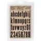 Idea-Ology Cling Stamps - Block Lowercase Alpha