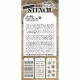 Tim Holtz Mini Layered Stencil Set 18