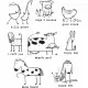 Cling Stamps by Tim Holtz - Funny Farm