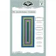 Karen Burniston Die - Long Rectangles Crosshatch