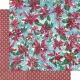 Let It Snow Designpapier - Poinsettia Parade