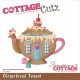 Cottage Cutz Die - Gingerbread Teapot
