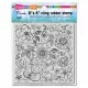 Stampendous Cling Stamps - Pop Flowers