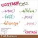 Cottage Cutz Die - Faith Sentiments