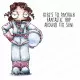 Stamping Bella Cling Stamps - Oddball Girl Astronaut