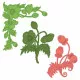Cut and Emboss Die - Wild Poppy Accents