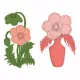 Cut and Emboss Die - Wild Poppy Bouquet