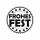 Holzstempel rund - Frohes Fest