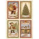 Stamperia Rice Paper - Silent Night - 4 Cards