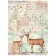 Stamperia Rice Paper - Winter Magic - Deer