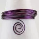 Aluminium Draht (2 mm) - aubergine