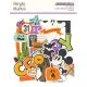 Chipboard Pieces - Say Cheese Classic Mouse Halloween