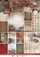 Studio Light - A4 Designer Paper Pad - Cottage Christmas - Backgrounds