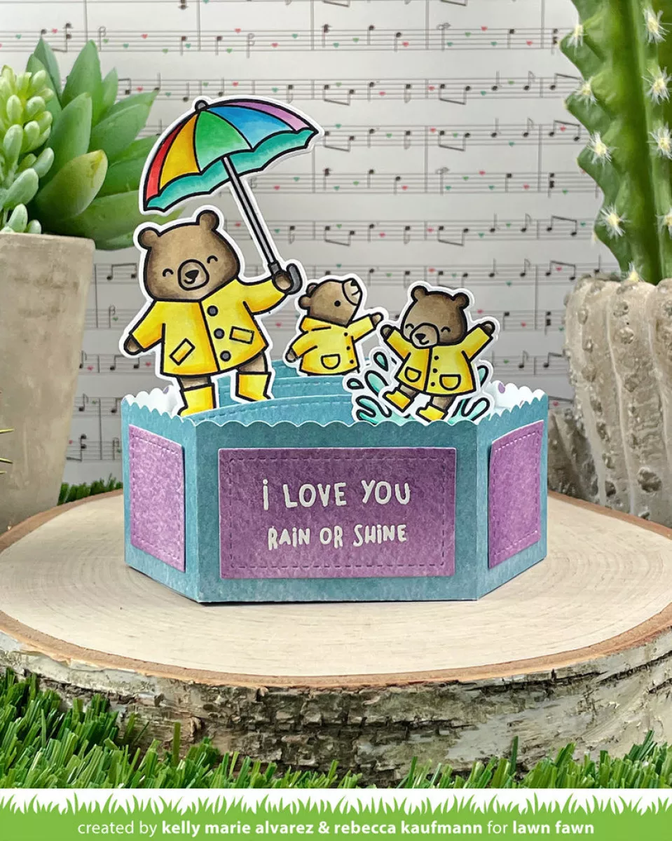 Lawn Fawn Lawn Cuts Custom Craft Die-push Here LF1416