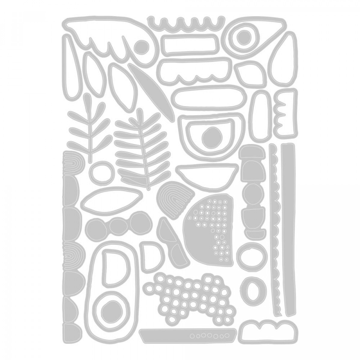 Unbekannt CMS-369 Timbro Adesivo Tim Holtz 17,8 X 21,6 Cm, Architettura, Gomma