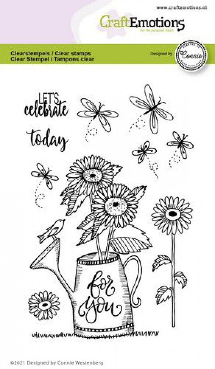 Clear Stamps Gießkanne For you BastelWelt Schobes