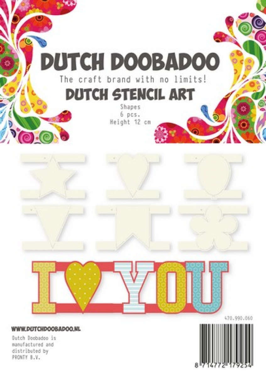 Dutch Stencil Art Shapes BastelWelt Schobes