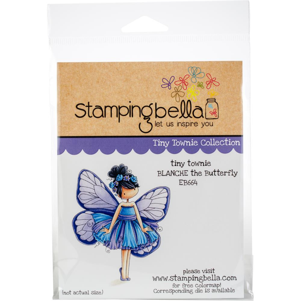 Stamping Bella Cling Stamps Blanche The Butterfly Bastel-Welt Schobes