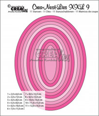 Crea-Nest-Lies XXL Stanze - Nr. 9 - oval basis