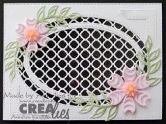 Crea-Nest-Lies XXL Stanze - Nr. 35 - Double Stitch Oval