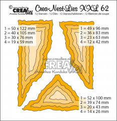 Crea-Nest-Lies XXL Stanze - Nr. 62 - Mixed media shapes