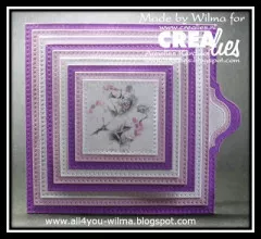 Crea-Nest-Lies XXL Stanze - Nr. 74 - cross stitch Quadrate