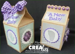 Create A Box Mini Stanze - Nr. 6 - Milch Karton