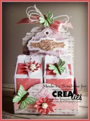 Create A Box Mini Stanze - Nr. 6 - Milch Karton