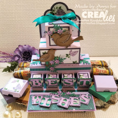 CREAlies Create A Box Mini No. 18 - Adventsbox mit Zahlen