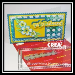 CREAlies Cardzz No. 81 - Mini Slimline A