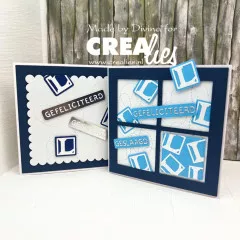 CREAlies Cardzz Doppelkarte 13,5 x 13,5 cm