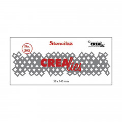 CREAlies Stencilzz - Nr. 202 - wonky squares