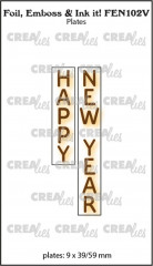 CREAlies Foil, Emboss and Ink it - HAPPY NEW YEAR (EN)