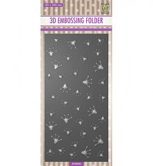 3D Embossing Folder - Slimline Froschpfotenabdrücke