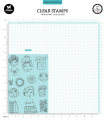 Studio Light Clear Stamps - Signature Collection Nr. 506 - Face-It