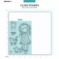 Studio Light Gorjuss Cling Stamps - Wild Ruby Nr. 346