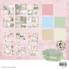 Studio Light 8x8 Paper Pad - Romantic Moments - Small Designs & Elements