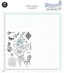 Studio Light Clear Stamps - Romantic Moments Nr. 483 - Hollyhock