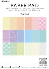 Studio Light A5 Paper Pad - Essentials Patterns Pastel