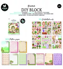 Studio Light A4 DIY Block - Secret Garden Essentials Nr. 36