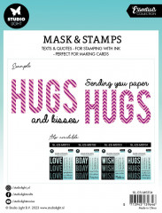 Studio Light Mask Stencil and Clear Stamps - Essentials Nr. 4