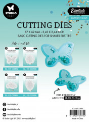 Studio Light Cutting Die - Essentials Nr. 492 - Butterfly Shape