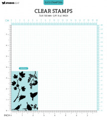 Studio Light Clear Stamps - Essentials Nr. 386 - Branch Bird