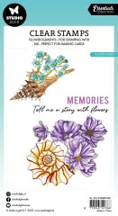 Studio Light Clear Stamps - Essentials Nr. 426 - Flower Stories