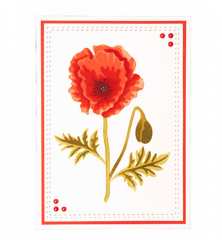 Studio Light Mask Stencil - Essentials Nr. 196 - Poppy Flowers