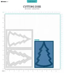 Studio Light Cutting Dies - Christmas Essentials Nr. 563 - Tree Card