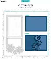 Studio Light Cutting Dies - Christmas Essentials Nr. 564 - Snow Envelope