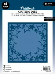 Studio Light Cutting Dies - Christmas Essentials Nr. 565 - Star Square Passe Partout