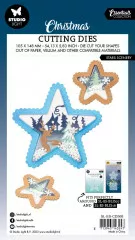 Studio Light Cutting Dies - Christmas Essentials Nr. 568 - Star Scenery