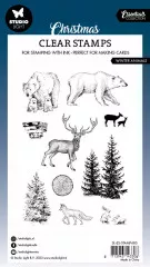 Studio Light Clear Stamps - Christmas Essentials Nr. 480 - Winter Animals